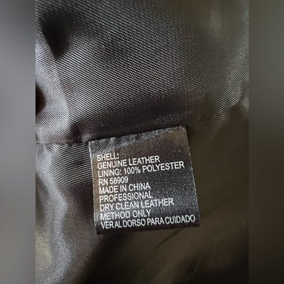 Antonio Melani Black Genuine Leather Dress Size 6 - Picture 3 of 3